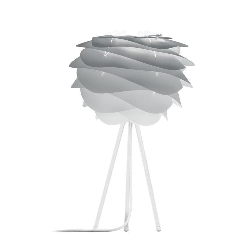 Lampe de table à trépied 19 "Carmina, Blanc, Rose