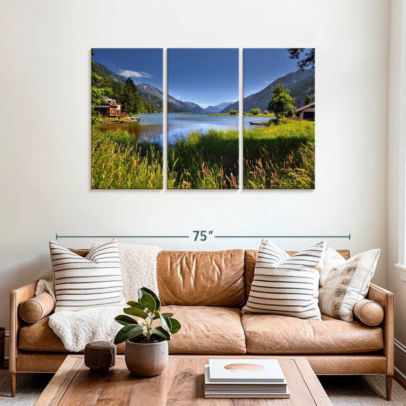 Alvord, lac tranquille de Chelan, H 24 po x l 38 po