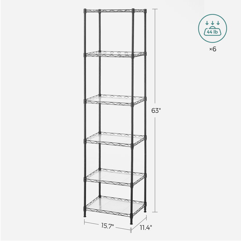 Amarillo Shelving Unit, Black