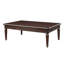 Table basse avec pieds tournés