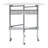58.5'' x 36.75'' Foldable Sewing Table with Wheels