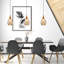 URBNLIVING 1 - Light Amber Single Pendant
