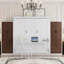 Lit escamotable Murphy avec placard, tiroirs et table