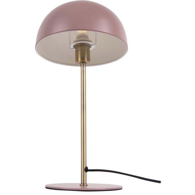 Bonnet Metal Table Lamp 39Cm Pink