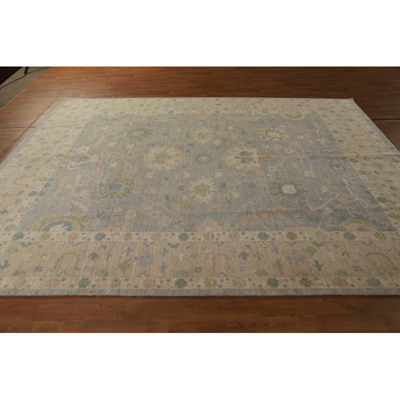 Vegetable Dye Oushak Turkish Area Rug
