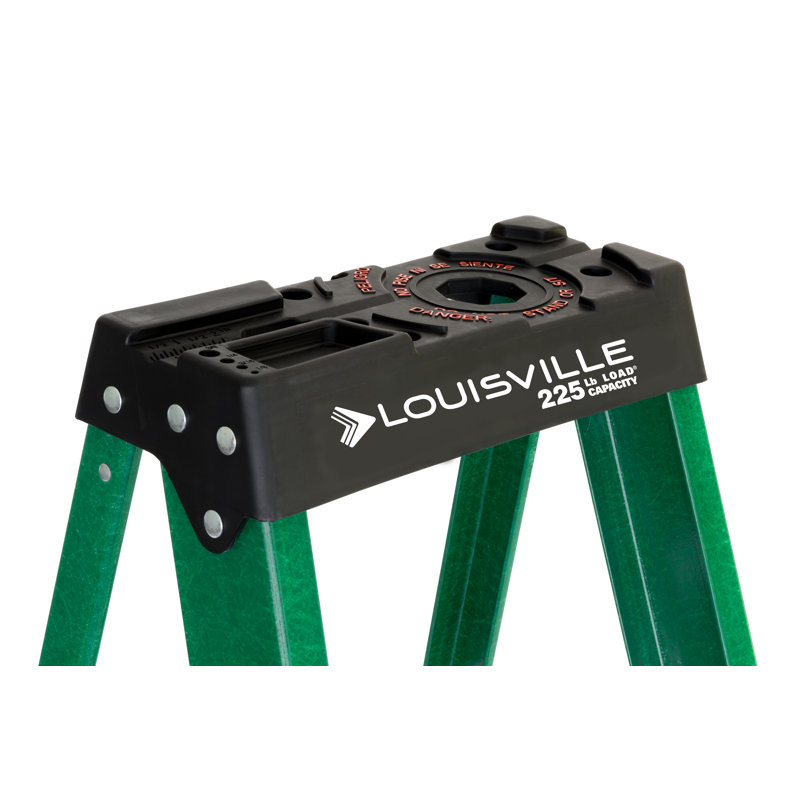 Échelle Louisville, 8 pi, escabeau en fibre de verre, type Ii, capacité de charge de 225 lb, Fs4008