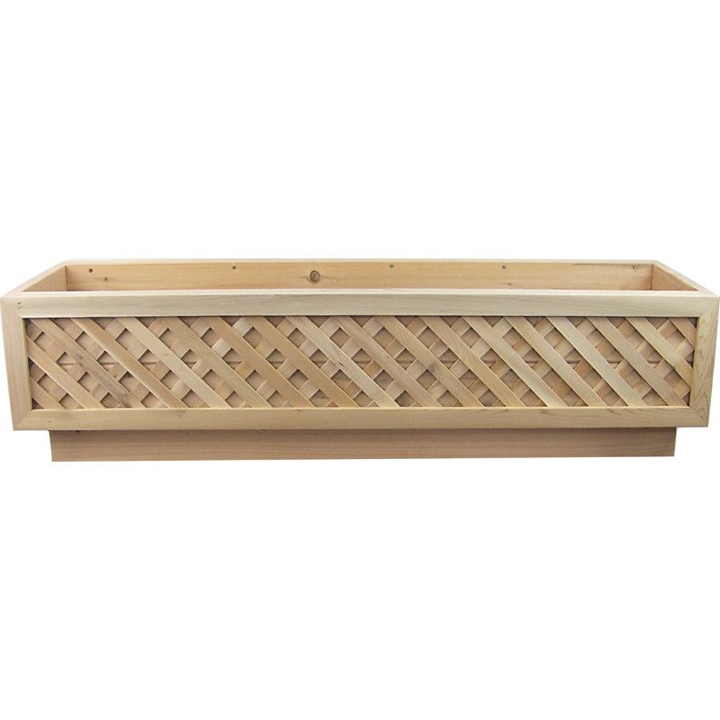 Pot à fleurs Newcastle, 10" H x 31,5" L x 11,75" D