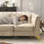 Beige + similicuir blanc