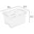Sterilite 48 Qt Hinged Lid Storage Box Plastic Stackable Bin with Lid-102595244