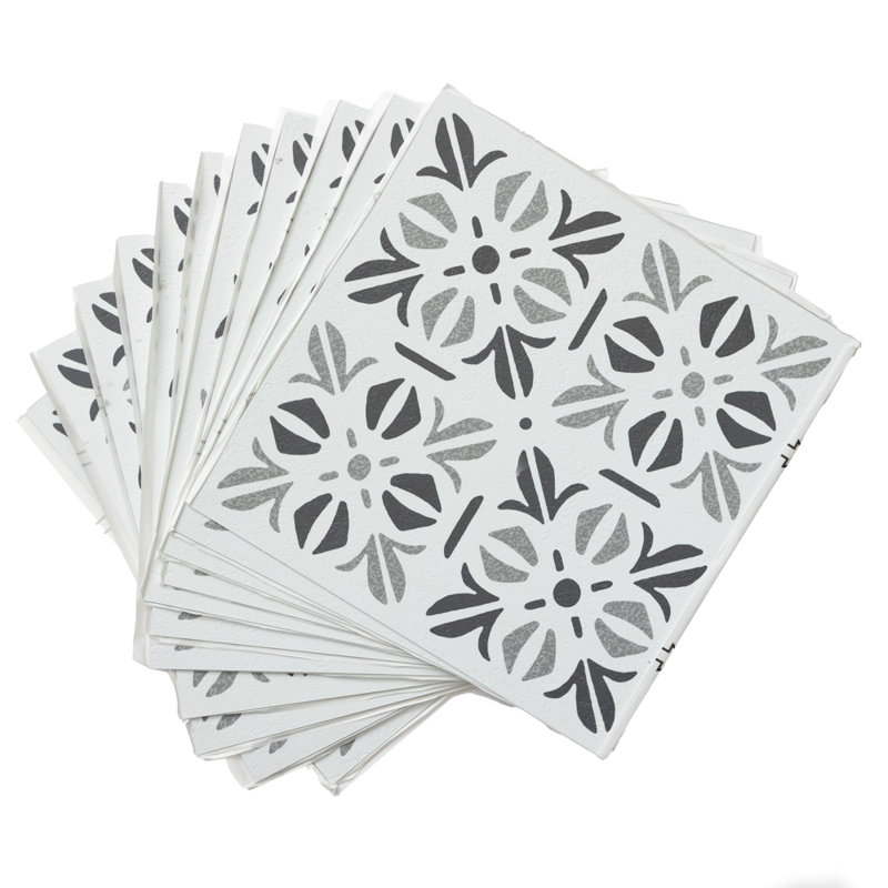 Herriott 30 x 30cm PVC Tile in Grey