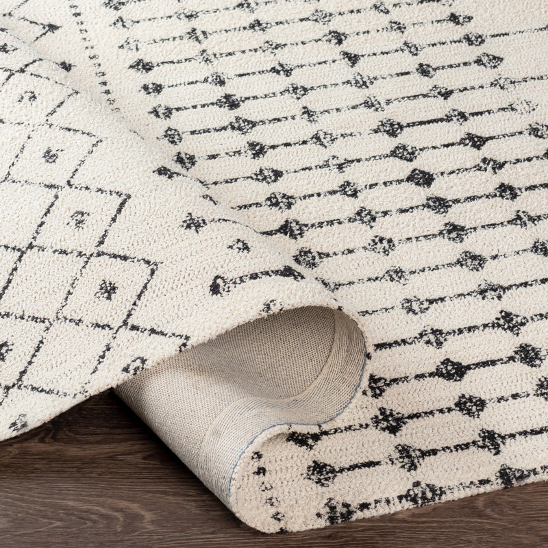 Woodhouse Cotton Geometric Indoor Rug, Rectangle 8' x 10'