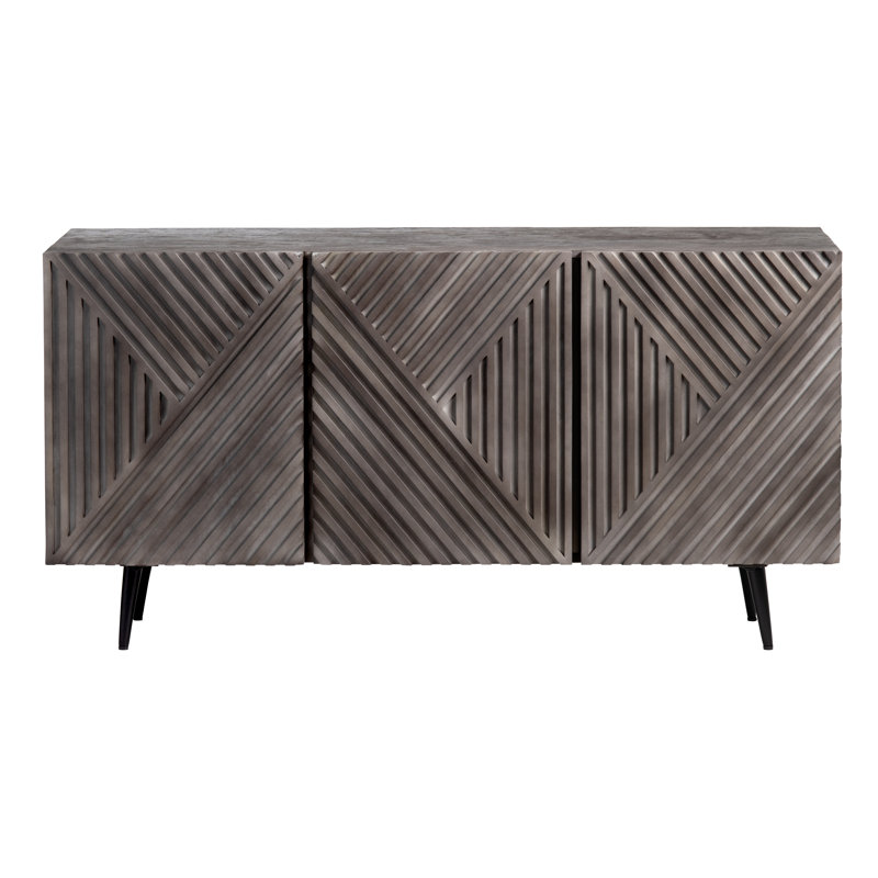 3 Door Media Credenza_Sideboard