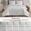 Ensemble d'édredon brodé réversible en coton 3 pièces Whitney-132194443-132194444