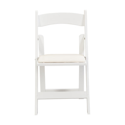 Chaise pliante rembourrée