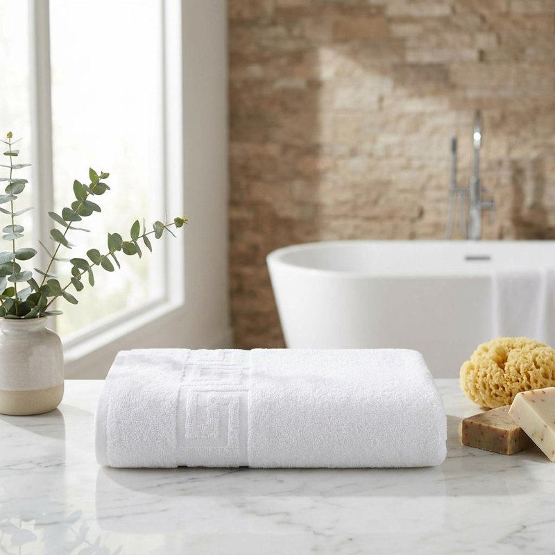 Ensemble de trois draps de bain en coton turc 40 "x 60"