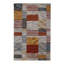 Geometric Area Rug in Orange