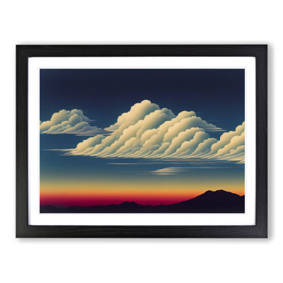 Dramatic Clouds - Single Picture Frame Print