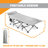 Alpcour XL Compact Folding Camping Bed - Steel Frame, Polyester, 500 Lbs Capacity