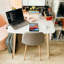 Pieds de table inclinés en bois, pieds de bureau en bois massif, pieds de meubles, ensemble de 4, faciles à installer