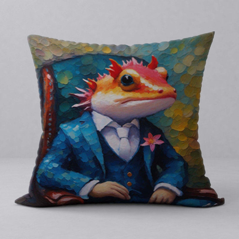 Polyester Throw Square Pillow Cover & Insert
