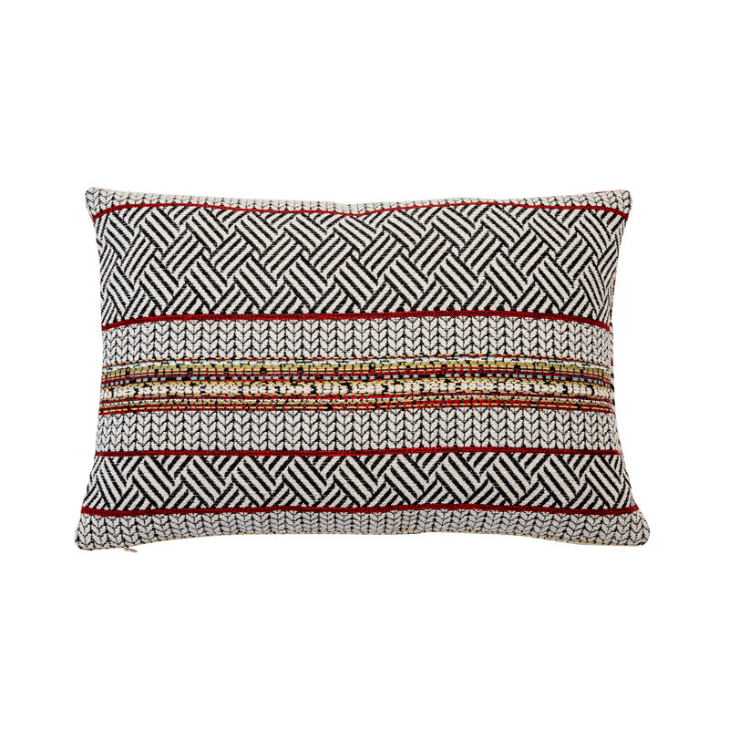 Coussin Chariho, 12 po x 18 po, Bleu
