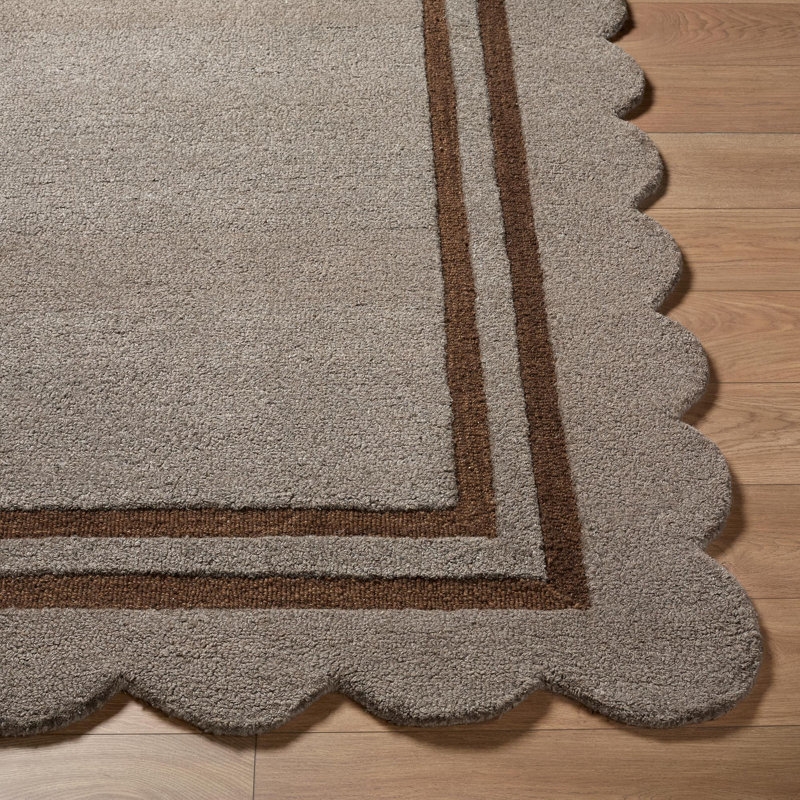 Tapis touffeté à la main Orville, Rectangle 5 pi x 7 pi 6 po