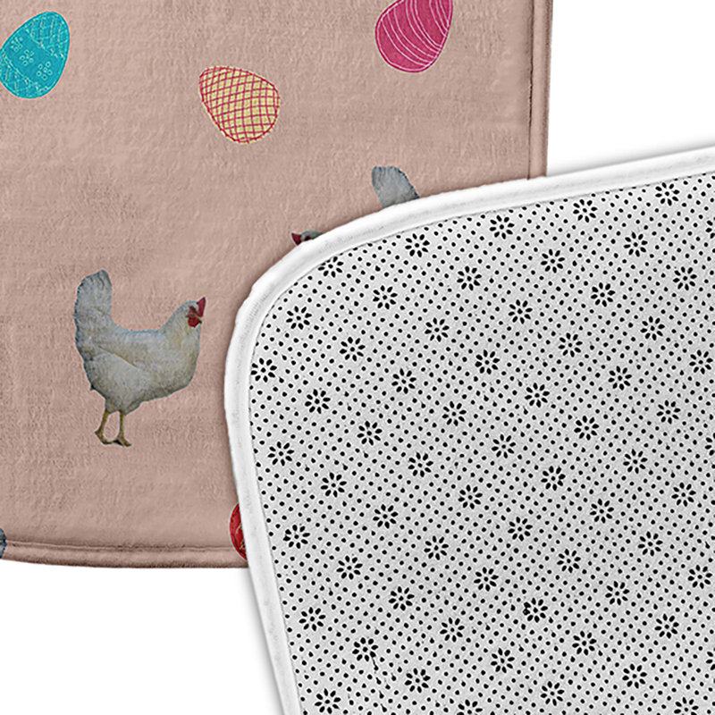 Tapis de bain Borka Funky Junky, L 21 po x L 34 po, Rose