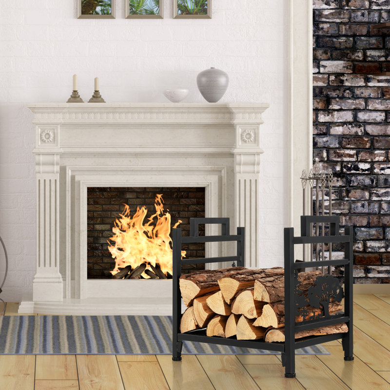 Siaosi 45cm W Metal Log Rack