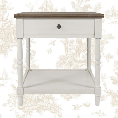 Table de bout avec rangement Daneya