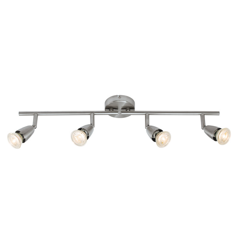 Eichler Semi Flush Mount, Satin Nickel