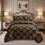 Bridal Jacquard Bedspread With Pillow Sham Set, Floral Printed Coverlet, Decorative Luxury All-Season Bedding-113762146