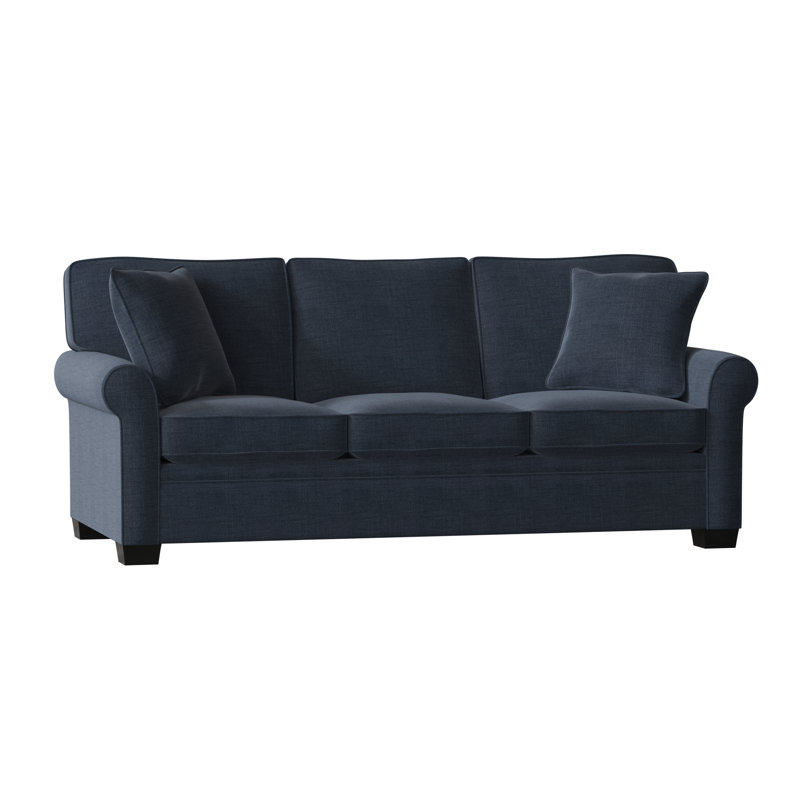 Quaker Upholstered 84'' Sofa, Espresso, Jango Copen