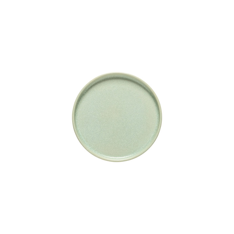 Redonda Handmade Stoneware Bread and Butter Plate, Smoked Gray