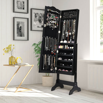 Armoire à bijoux avec miroir Ayssa