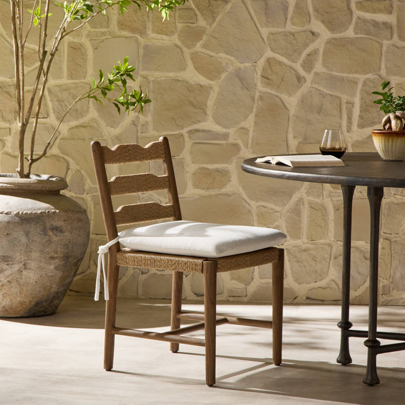 Kalmara Outdoor Teak Dining Side Chair