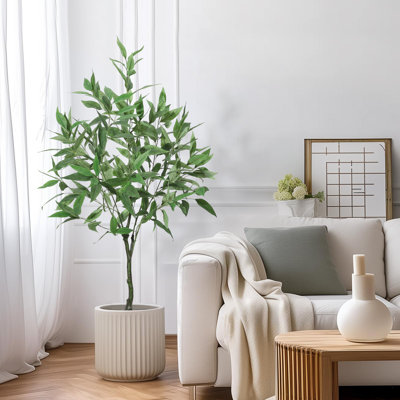 Faux eucalyptus artificiels avec eucalyptus