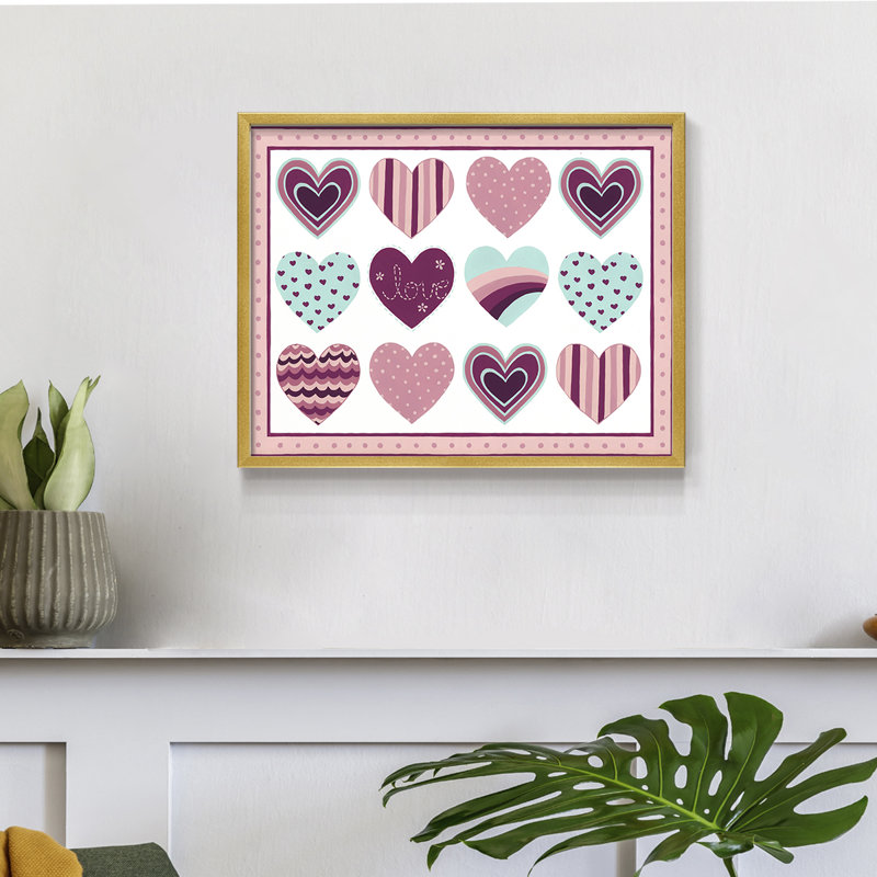 Collection Sweet Valentine, reproduction A - Encastrée, H 11 po x l 14 po