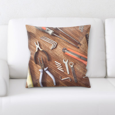 Coussin d’outils jeté