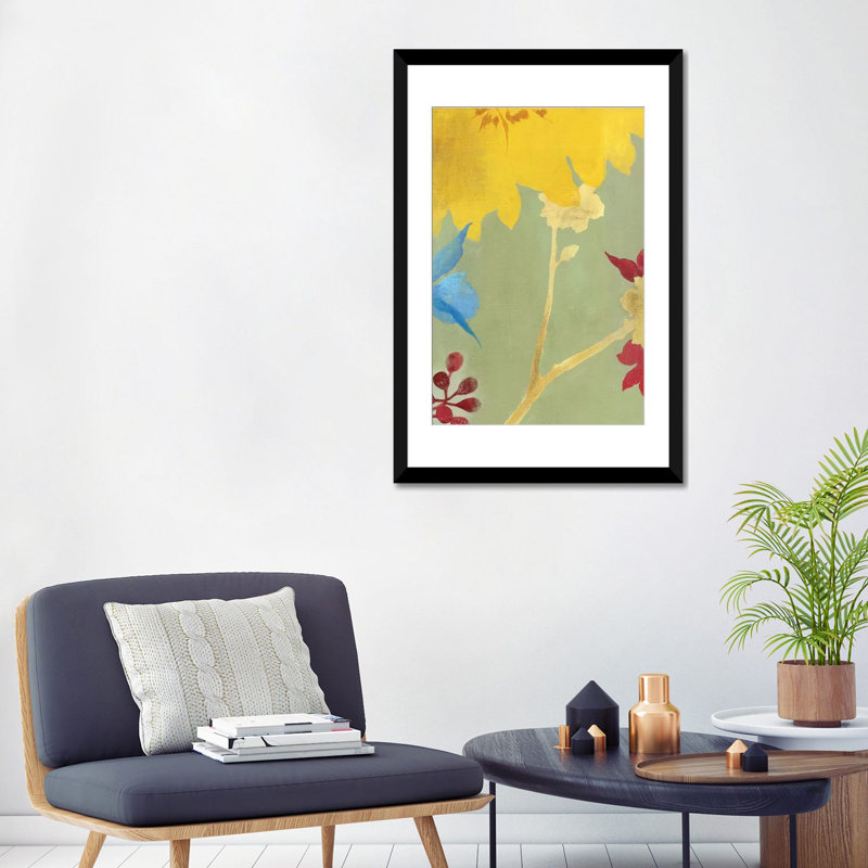 «Sketch», reproduction d'impression sur toile, Blanc, Papier beaux-arts encadré noir, H 32 po x l 24 po x P 1 po