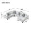 Canapé modulaire 4 pièces 4 pièces-1449982712