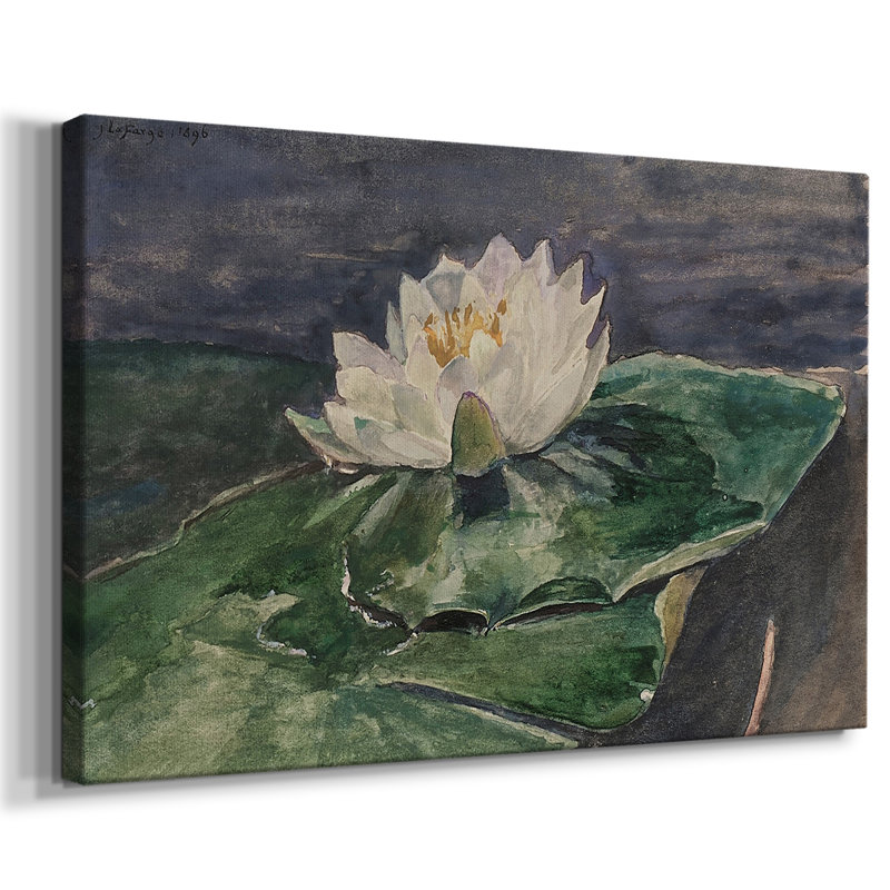 Botanique rétro - LX, Toile tendue, H 9 po x l 13 po x P 1,5 po