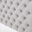 Modern Tufted Button Headboard, Slate Grey Upholstered Solid Wood Adjustable Queen Size Headboard for Bedroom