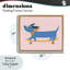 Cadre flottant Skateboarding pour chien, design par Rachel Nieman-1806307825-1806307830