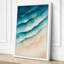 Waves at Shore Coastal - Wrapped Canvas-416797443-416797440
