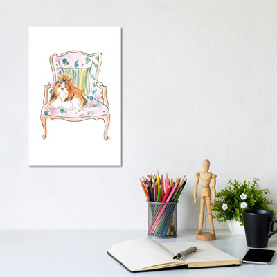 Petite Chien II by June Erica Vess - Wrapped Canvas Gallery-Wrapped Canvas Giclée