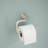 Arvo Wall Mount Open Square Toilet Paper Holder Bath Hardware Accessory in Brushed Nickel