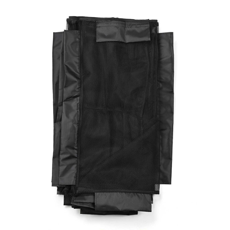  Filet de remplacement en filet pour bac de rangement pour jouets 274 gallons, Noir, 274 gallons
