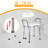Height Adjustable Shower Seat