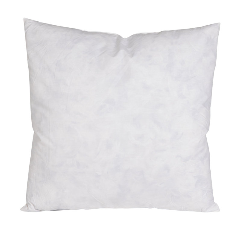 18" X 18" Duck Feather Down Pillow Insert, Square 18"