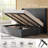 Belo Upholstered Lift-Up StorageBed with Wingback Headboard,King,Dark Gray-1557355667-1557355665